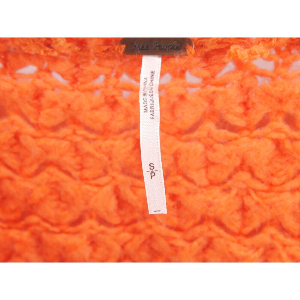 Sweater‎ Free People Crashing Waves Orange Size S - Picture 3 of 8